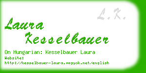 laura kesselbauer business card